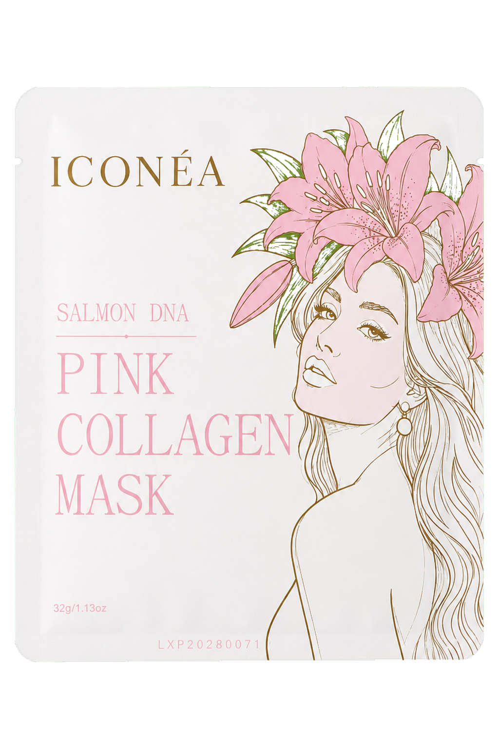 ICONÉA Pink Collagen Mask — Vorderseite