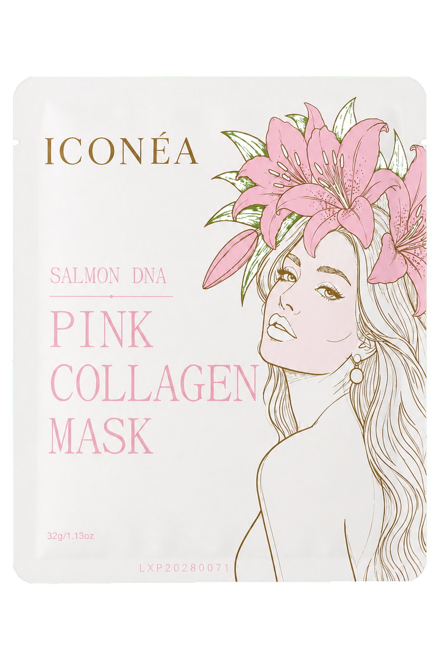 ICONÉA Pink Collagen Mask — Vorderseite